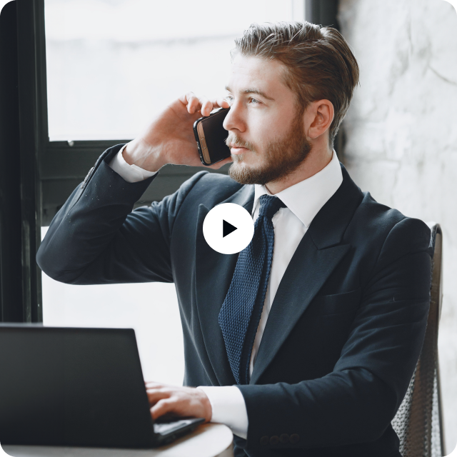 Caller using SESTEK Knovvu voice biometrics